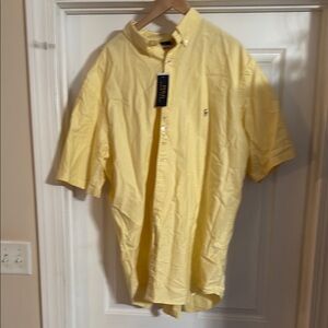 Ralph Lauren Yellow Casual Button Down Shirt